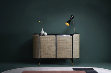 MOS - Vienna straw sideboard with doors by Wiener GTV Design - view 3